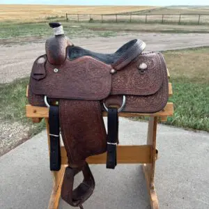 Kasperski Tie Down Calf Roping Saddle, 14"