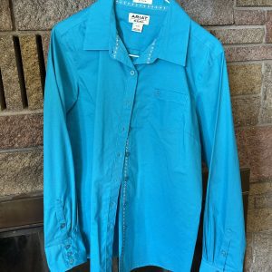 Ariat button up shirt, Large